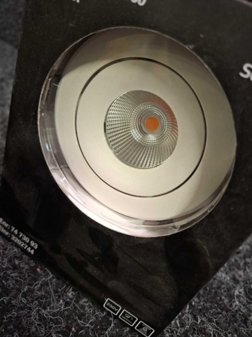 1602819-6 4 st Downlight Solar Light ONE 260 8W 2700K