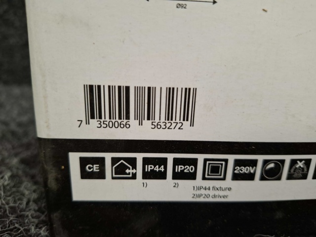 1602820-4 4 st Downlight Solar Light ONE 260 8W 2700K