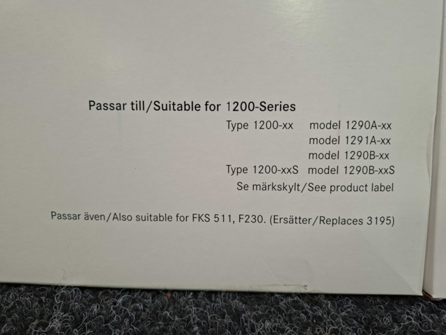 1602801-3 2 st Kolfiltermattor Franke 1200 Classic 449x294mm