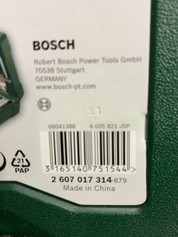 1604711-7 2 st Borr- & bitssatser Bosch 48-delar