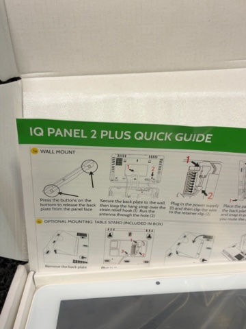 1604736-2 Kontrollpanel för larm och smarta hem Qolsys IQ Panel 2