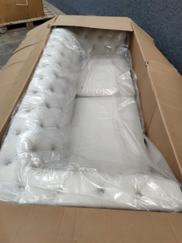 1604621-5 Chesterfield 3-sits Soffa i Beige