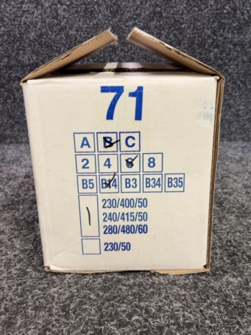 1604745-10 3-fasmotor MT Motori Elettrici TN71B/6 B14 0,25 kW