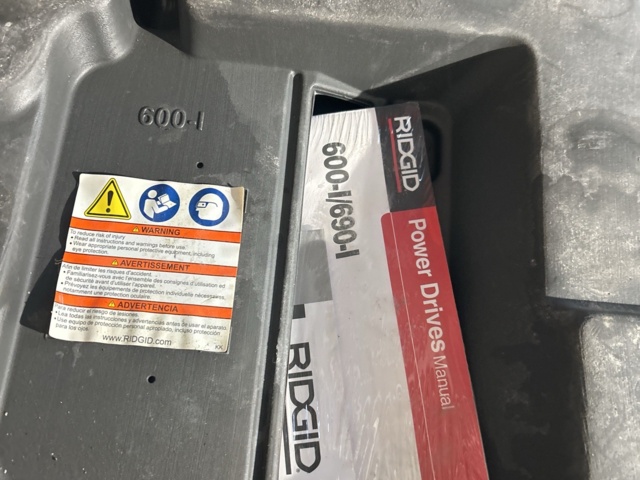 1545128-5 Rörgängmaskin - RIDGID 600-I
