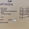 1604625-5 Vitrinskåp Lamier i brunbetsad ek