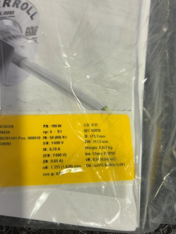 1604750-4 Trummotor Interroll DL 0113