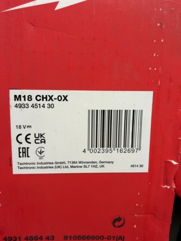 1604752-11 Borrhammare Milwaukee M18 CHX-0X