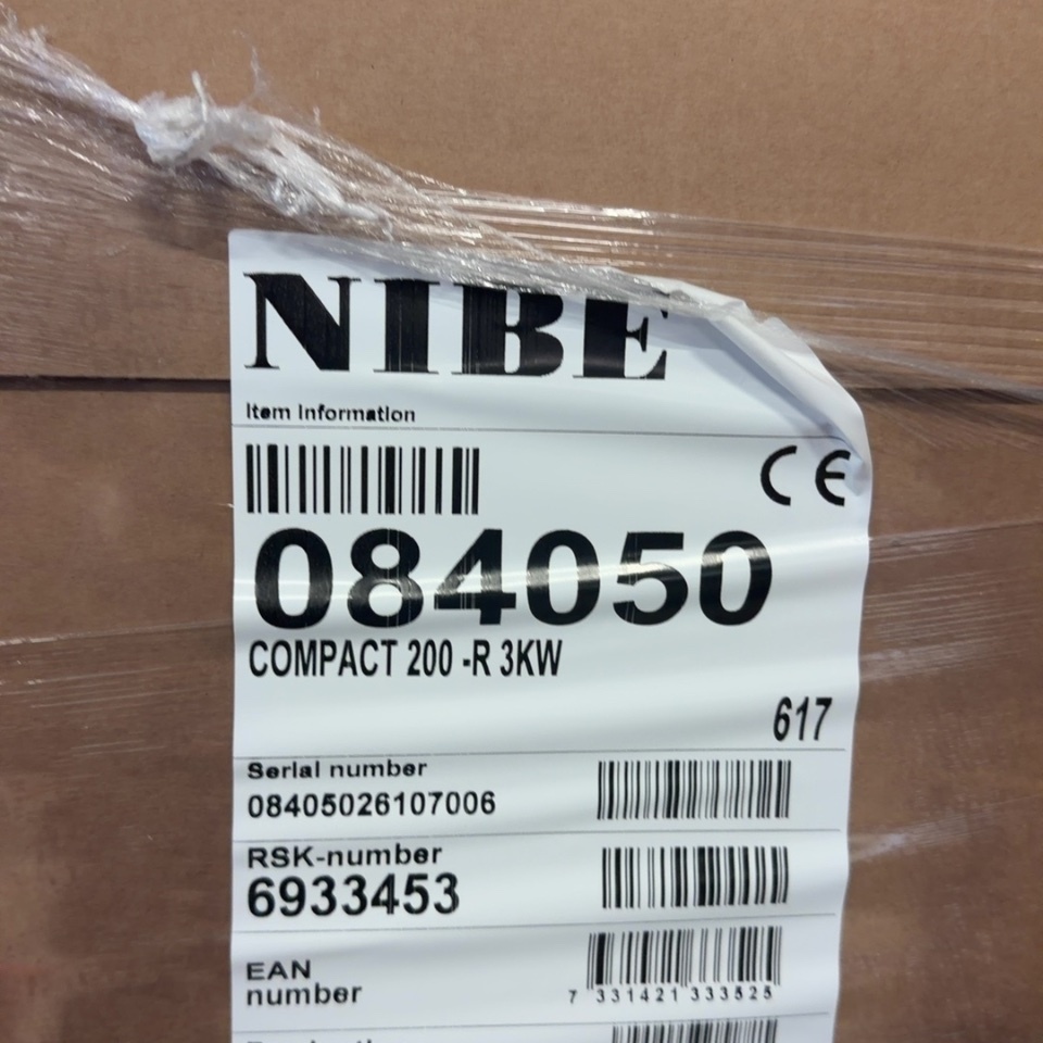 1594839-2 Varmvattenberedare - Nibe Compact 200 -R 3kW