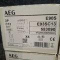 1604853-4 12 st Dvärgströmbrytare – E93S C13 – AEG 400V