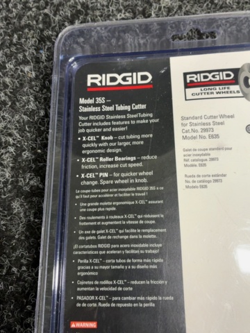 1604764-7 Röravskärare Ridgid 35S