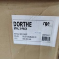 1604628-3 4st stolar Dorthe – Oljad ek/svart PU