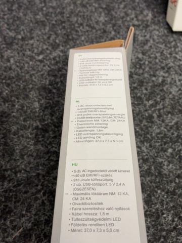 1604769-11 2 st Grenuttag Schneider Electric APC 2500 W, med åskskydd, USB-uttag