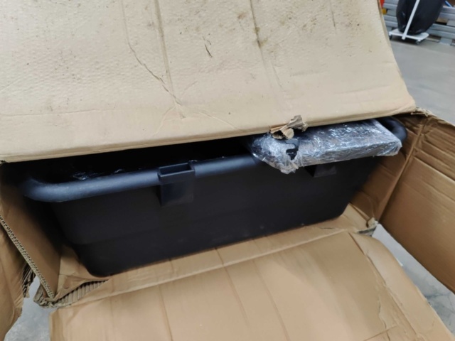 1604632-4 Robust ATV-Vagn med mesh | 700KG Lastkapacitet & terränghjul | Svart