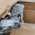 1604632-5 Robust ATV-Vagn med mesh | 700KG Lastkapacitet & terränghjul | Svart