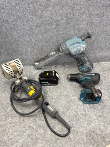 1600307-1 Borrskruvdragare, fogpistol och speedheater - Makita, Cobra
