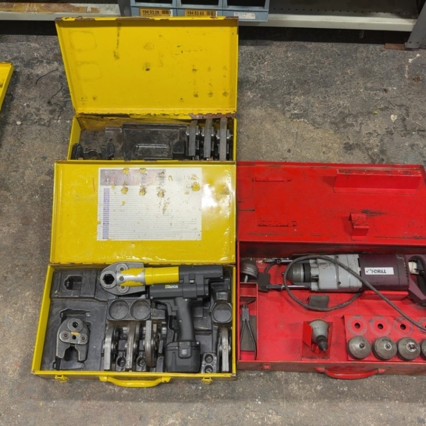 1594863-2 Pressverktyg och borrmaskin - REMS / T-Drill