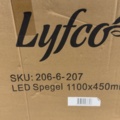1604634-3 Oval LED-spegel 110x45cm | Antifog-funktion | Olivia