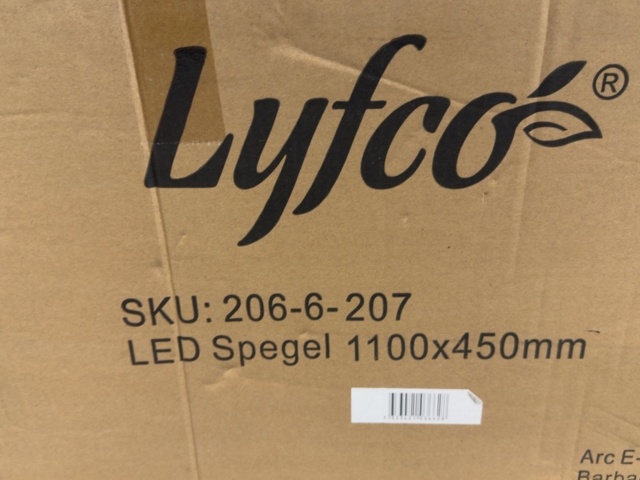 1604634-3 Oval LED-spegel 110x45cm | Antifog-funktion | Olivia