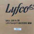 1604636-3 Spegel med LED-belysning 120x80 cm och anti-fog-funktion