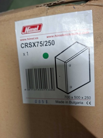 1604777-8 Väggskåp/apparatlåda Himel CRSX75/250
