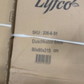 1604643-4 Duschkabin med spröjs 80 x 80 cm | Industriell design