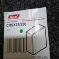 1604778-7 Väggskåp/apparatlåda Himel CRSX75/250