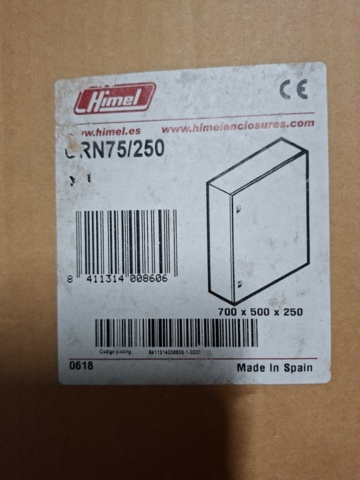 1604779-8 Väggskåp/apparatlåda Himel CRN75/250