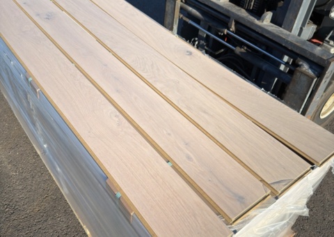 Ekgolv Woddura, Powder White, L, 5G-Dry, Klickgolv 90 kvm