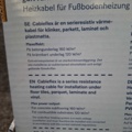 1604807-4 Golvvärmekabel Ebeco Cableflex 11, 49m