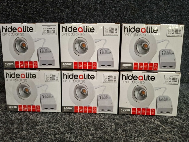 1604821-3 6 st Downlight Hide-a-lite Optic Quick ISO