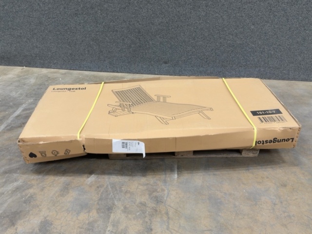 1604657-2 Solstol i teak med hjul och utfällbart hyllplan | 120 cm | Solö