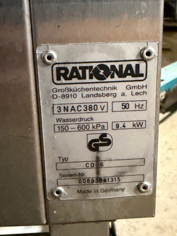 1566508-4 Ugn och värmelist – Rational CD 6 / Stayhot V 1250
