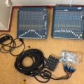 1458584-1 2 st ljudmixers Allen & Heath MixWizard WZ 16:2 med multikabel och kontakter
