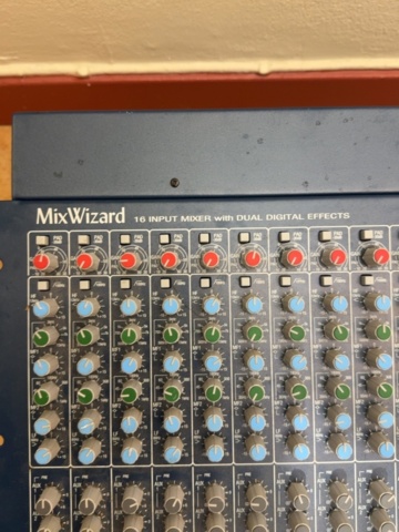 1458584-5 2 st ljudmixers Allen & Heath MixWizard WZ 16:2 med multikabel och kontakter