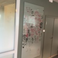 1548358-7 Whiteboardtavlor i glas 6 st