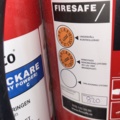 1545179-5 Släckvagnar 2 st och brandsläckare 4 st