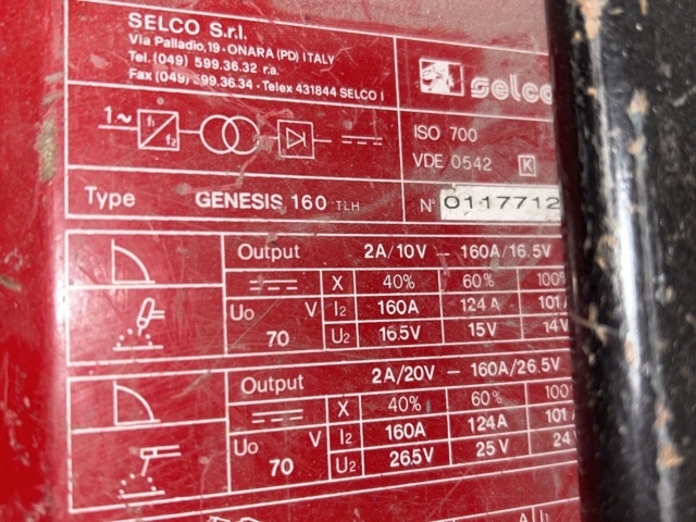 1604944-4 Svetsmaskin - Selco Genesis 160 TLH