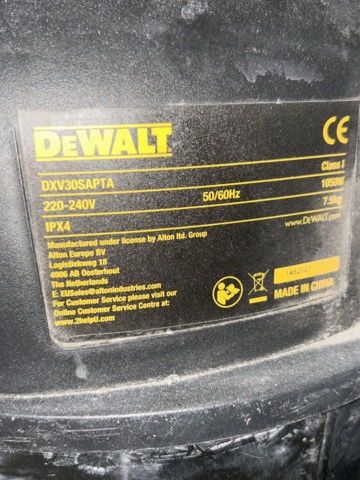 1604946-5 Dammsugare 2 st - DeWalt DXV30SAPTA