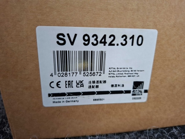 1604825-2 Anslutningsadaptrar Rittal SV 9342.310