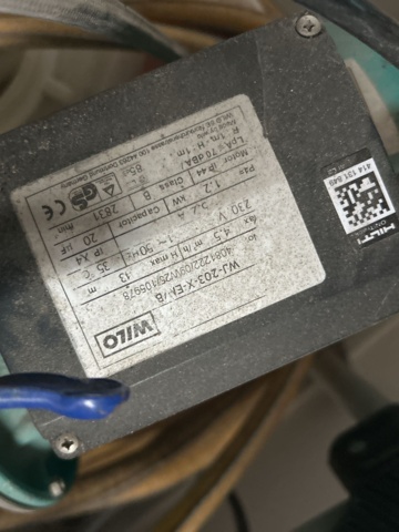 1604949-7 Vattenpump med vagn - Wilo WJ-203-X-EM/B