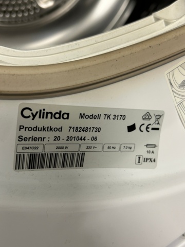 1600270-7 Tvättmaskin och torktumlare - Bosch, Cylinda