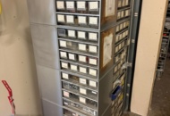 1594830 Rotating assortment cabinet with contents - approx. 70x70x170 cm