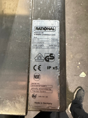1566514-4 Kombiugn – Rational ClimaPlus Combi CPC 101