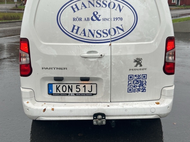 1604954-5 Peugeot Partner Utökad Last 1.5 BlueHDi 130 EAT, 130hk, 2022