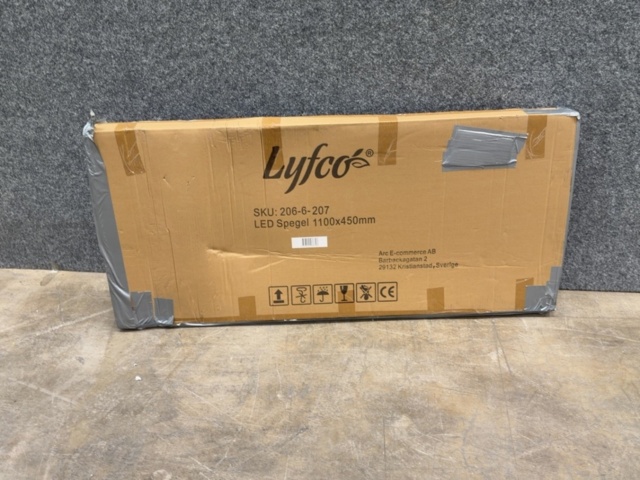 1605669-2 Oval LED-spegel 110x45cm | Antifog-funktion | Olivia