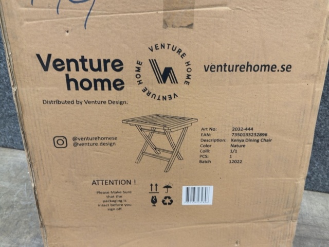 1605674-3 Cafébors VENTURE HOME KENYA 70x70cm Teak