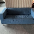 1548371-6 Tresits-soffa med denimklädsel
