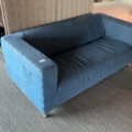 1548371-1 Tresits-soffa med denimklädsel