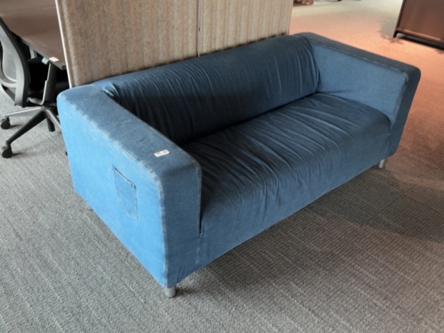 1548371-1 Tresits-soffa med denimklädsel