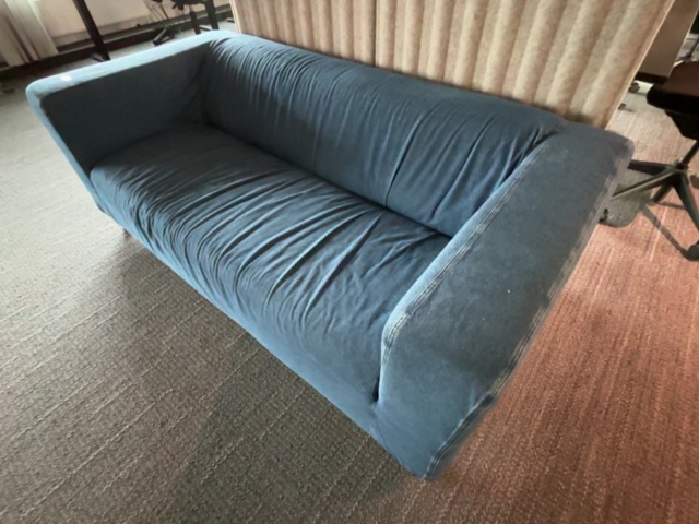 1548371-4 Tresits-soffa med denimklädsel